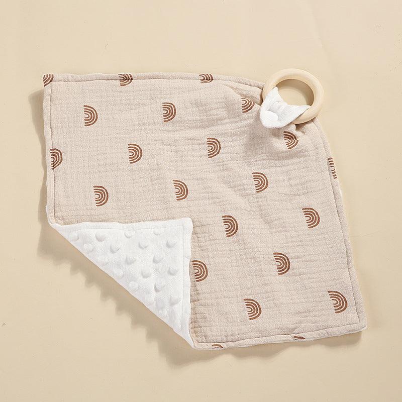 Bite Ring Double-layer Crepe Saliva Towel