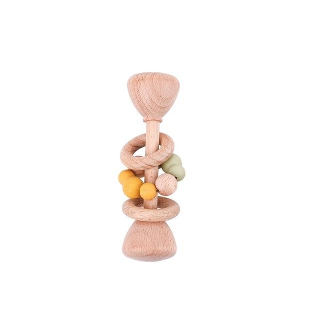 Wooden Baby Teether Toy