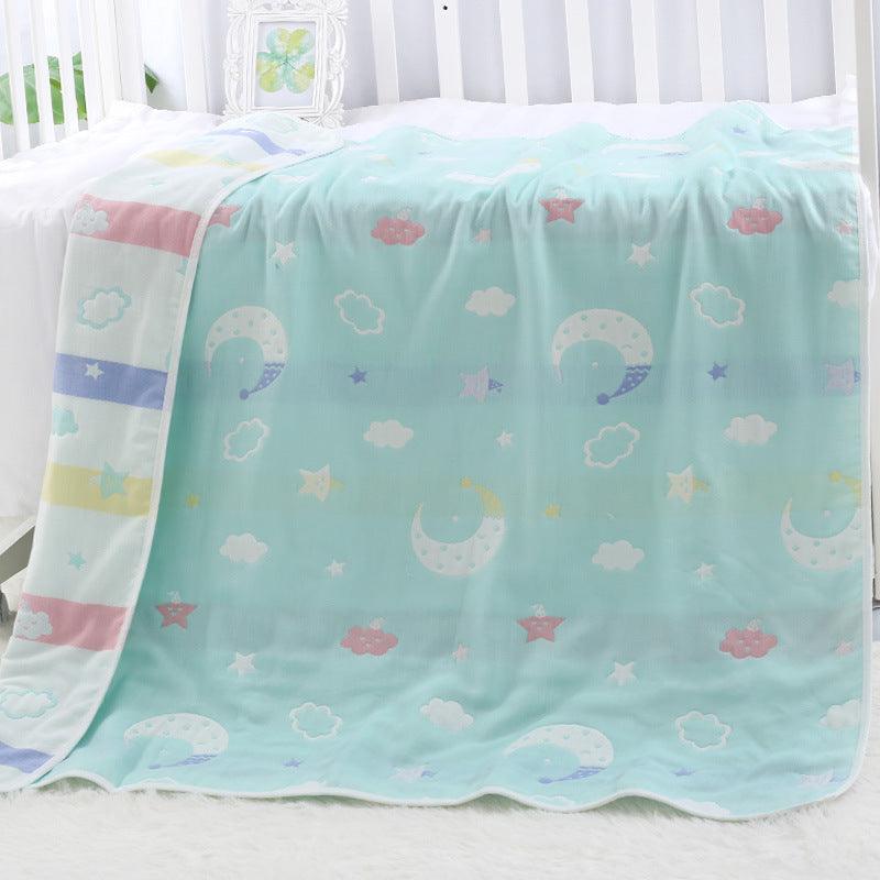 Printing Gauze Baby  Cotton Blanket Quilt