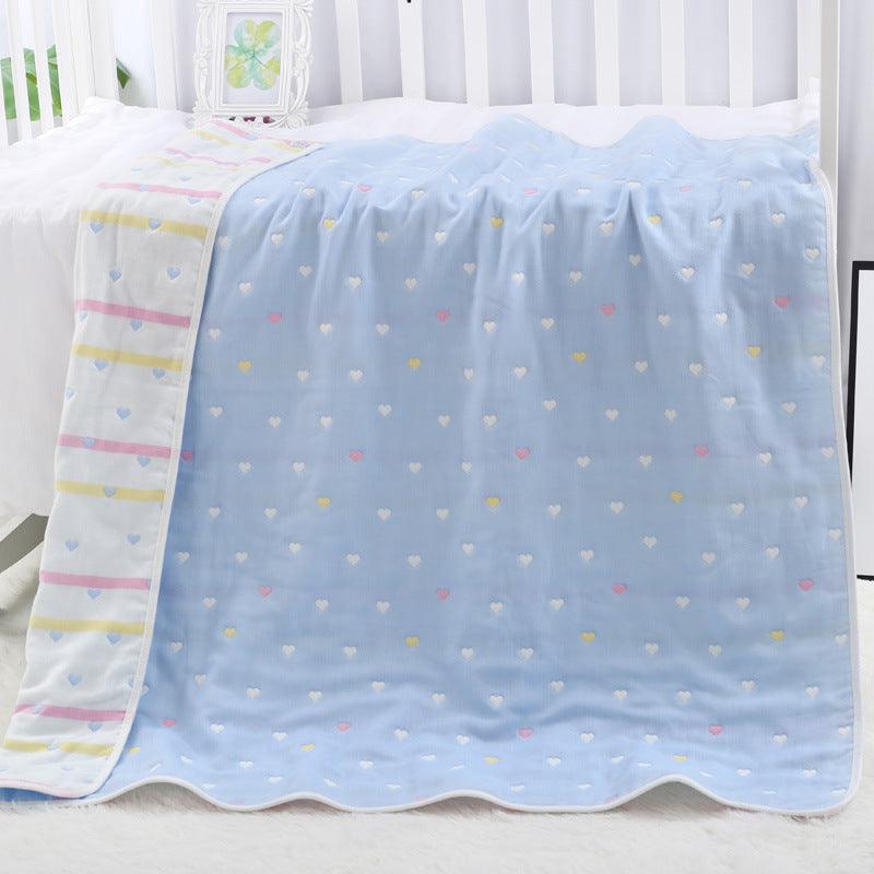 Printing Gauze Baby  Cotton Blanket Quilt