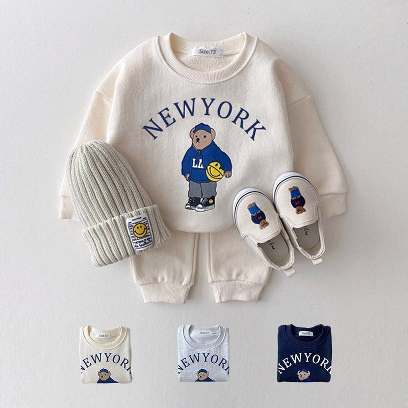 Baby Casual Hoodie and Pants Set